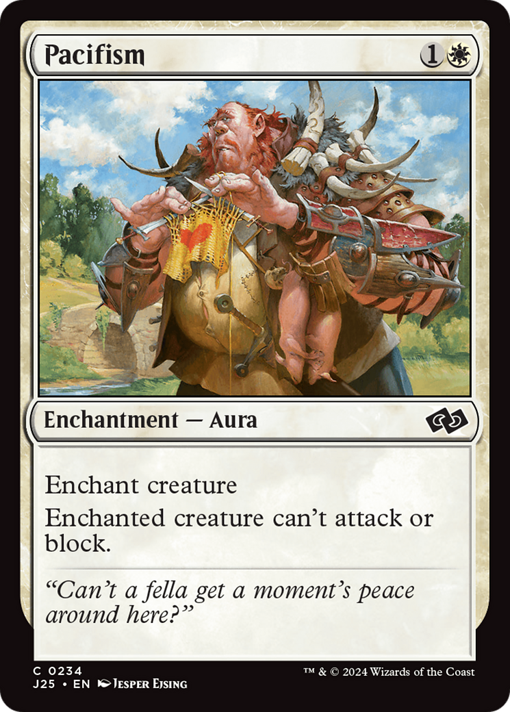 {C} Pacifism [Foundations Jumpstart][J25 234]