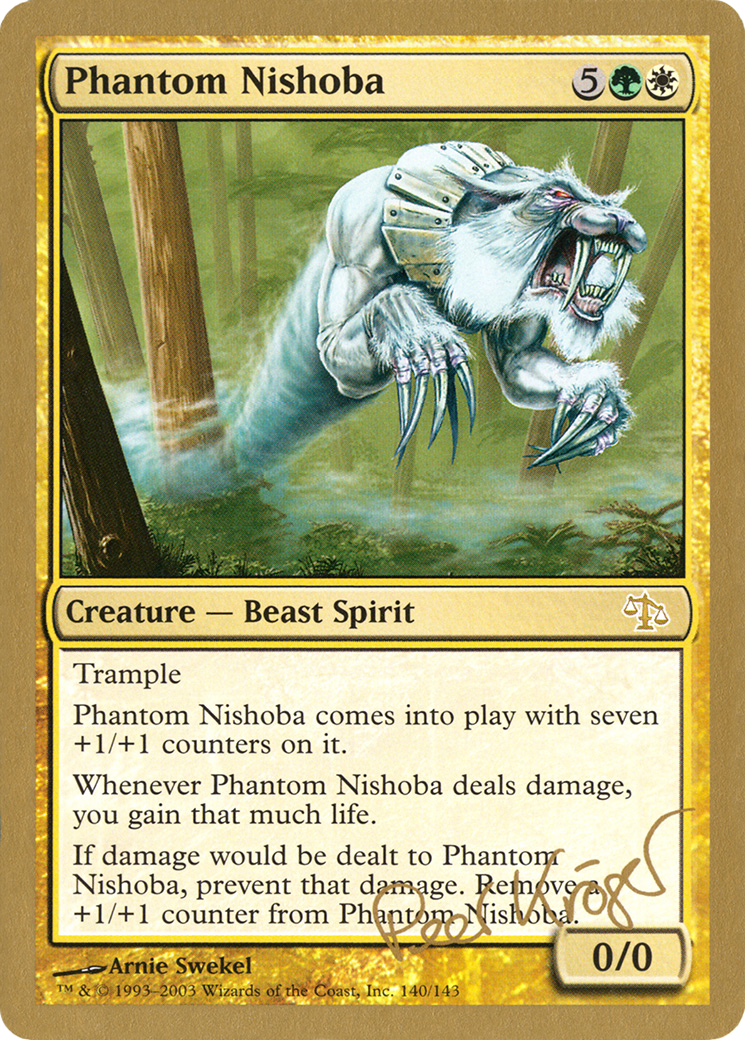 {R} Phantom Nishoba (Peer Kroger) [World Championship Decks 2003][GB WC03 PK190]