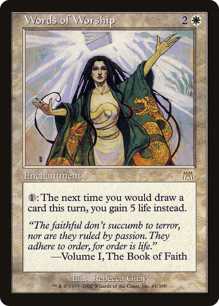{R} Words of Worship [Onslaught][ONS 061] - Misty Mountain Games