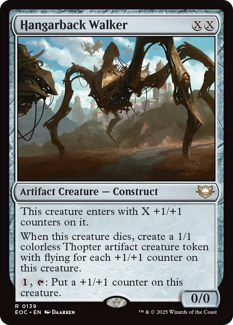 {R} Hangarback Walker [Edge of Eternities Commander][EOC 139]