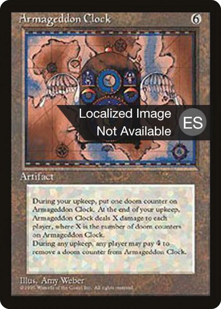 {F} Armageddon Clock [Fourth Edition (Foreign Black Border)][FBB 4ED 295]