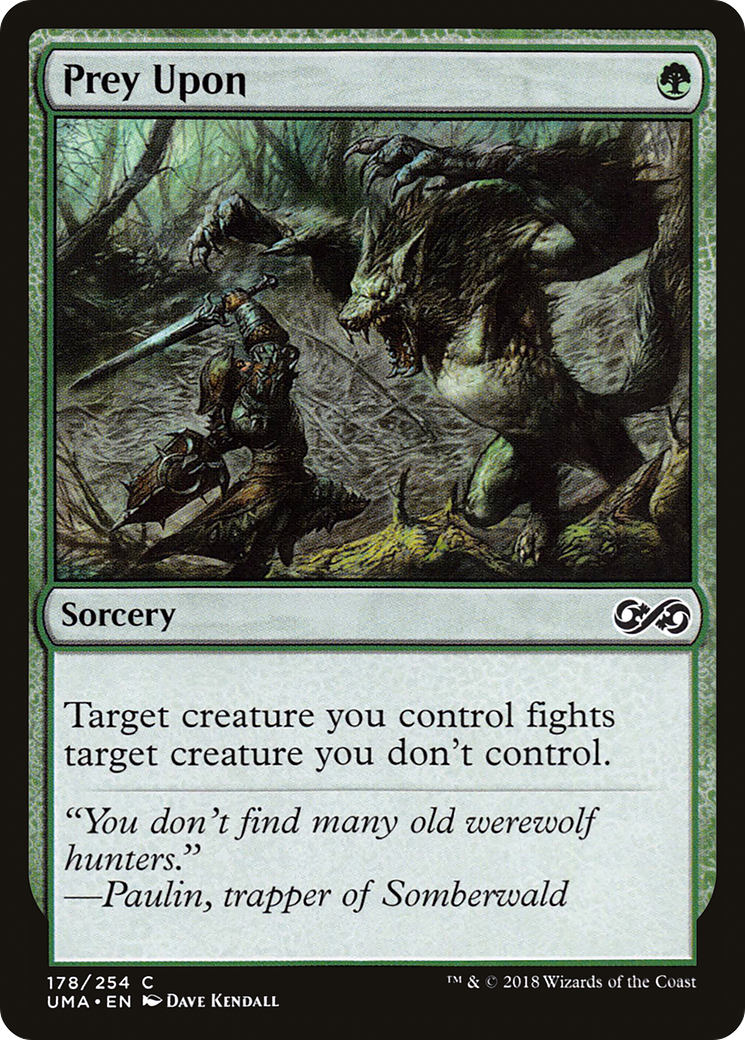 {C} Prey Upon [Ultimate Masters][UMA 178]