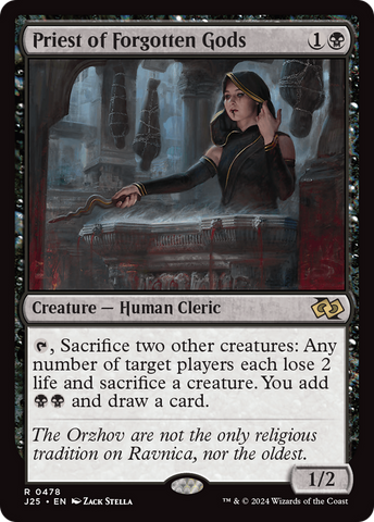 {R} Priest of Forgotten Gods [Foundations Jumpstart][J25 478]