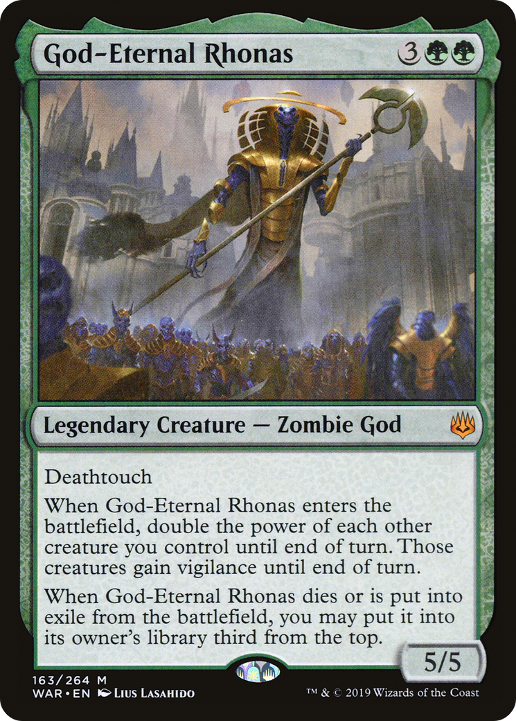 {R} God-Eternal Rhonas [War of the Spark][WAR 163]