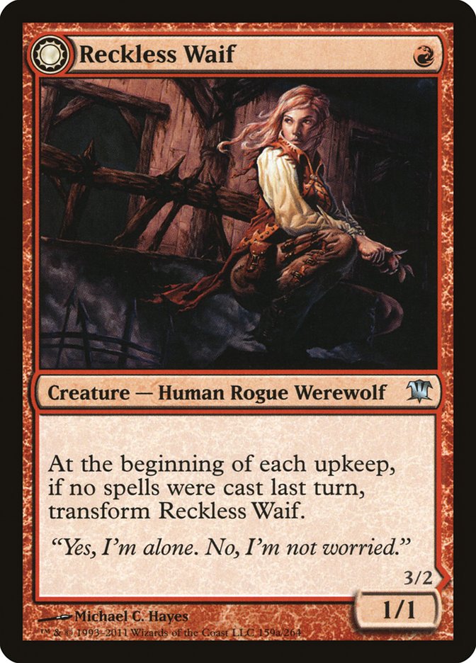 {C} Reckless Waif // Merciless Predator [Innistrad][ISD 159]