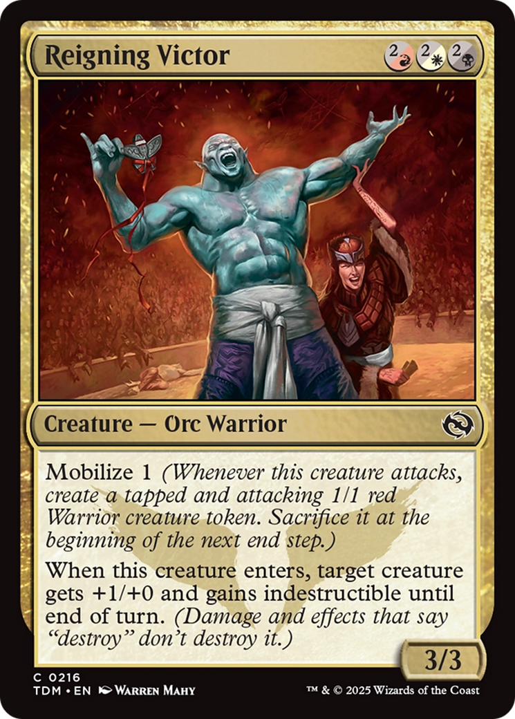 {@C} Reigning Victor [Tarkir: Dragonstorm][TDM 216]