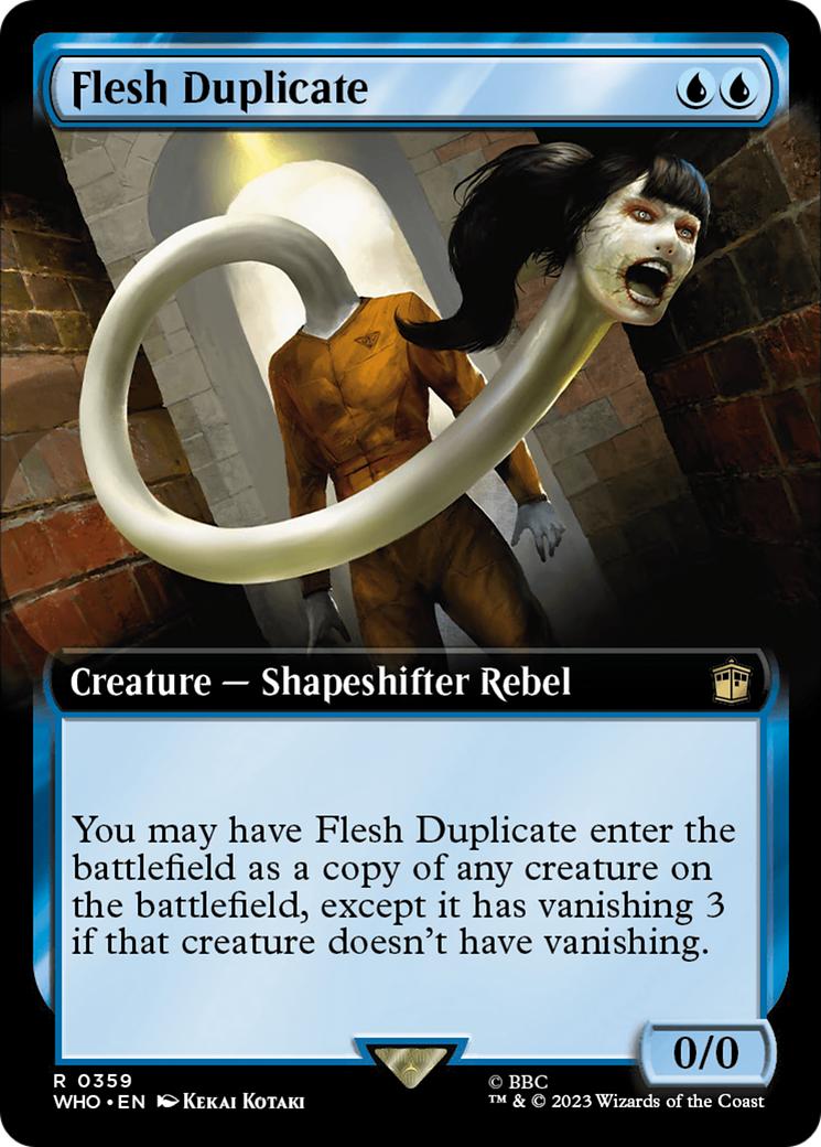 {R} Flesh Duplicate (Extended Art) [Doctor Who][WHO 359]