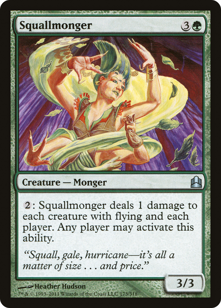 {C} Squallmonger [Commander 2011][CMD 173]