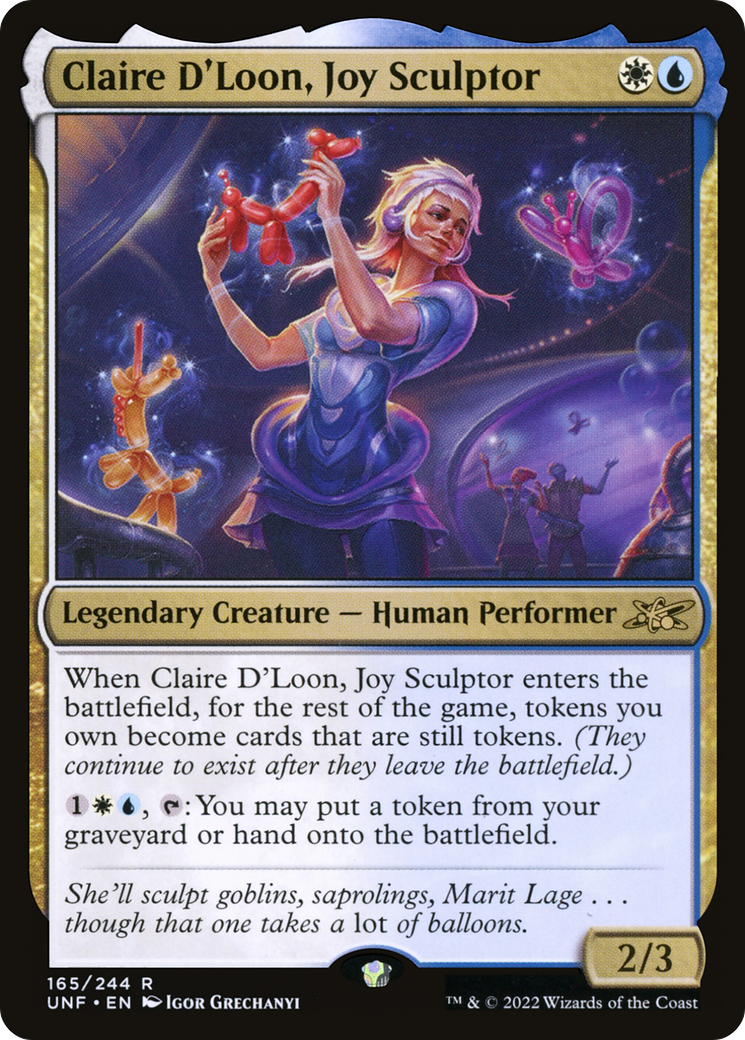 {R} Claire D'Loon, Joy Sculptor [Unfinity][UNF 165]