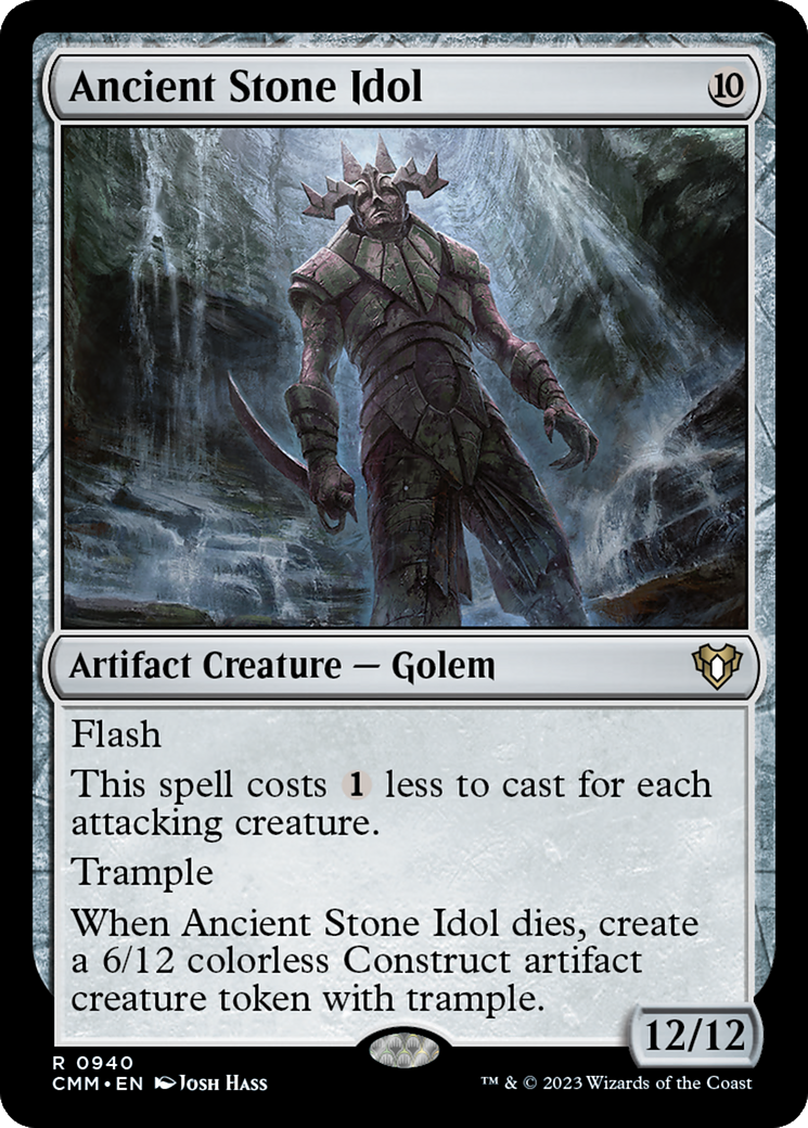 {R} Ancient Stone Idol [Commander Masters][CMM 940]