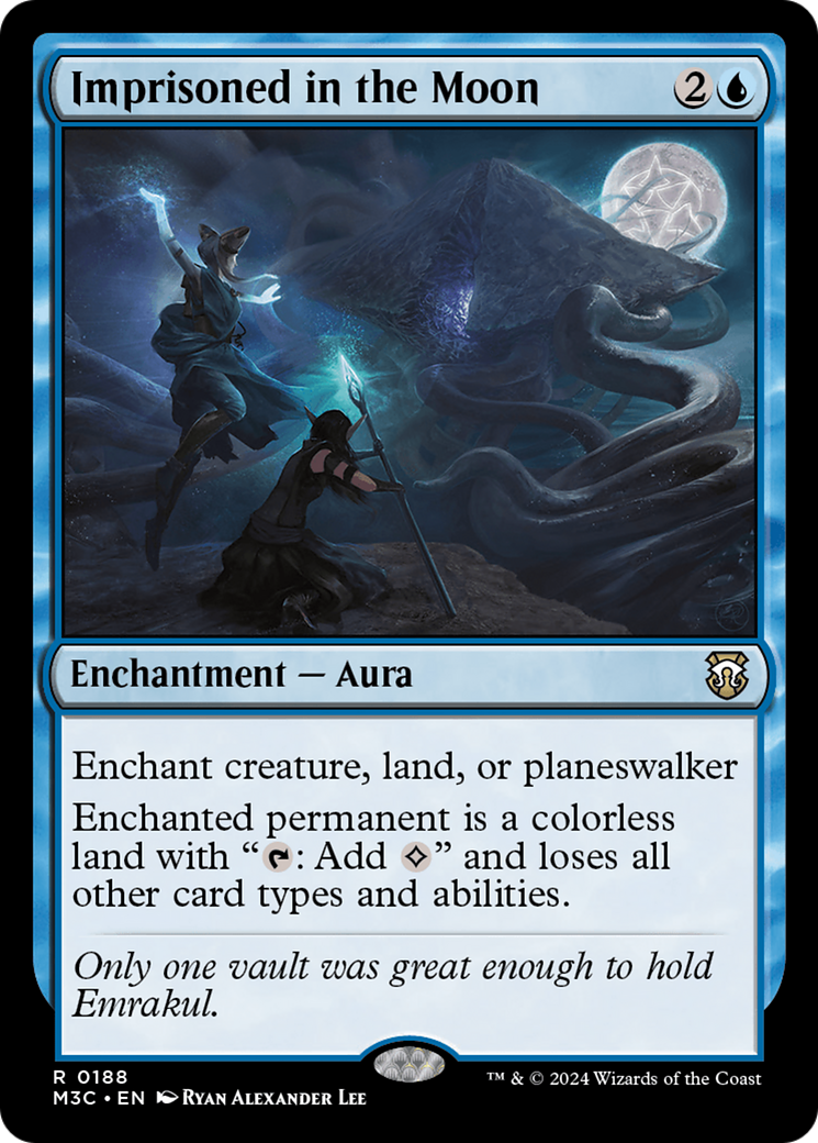 {R} Imprisoned in the Moon (Ripple Foil) [Modern Horizons 3 Commander][RPF M3C 188]