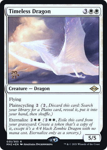{R} Timeless Dragon [Modern Horizons 2 Prerelease Promos][PR MH2 035]