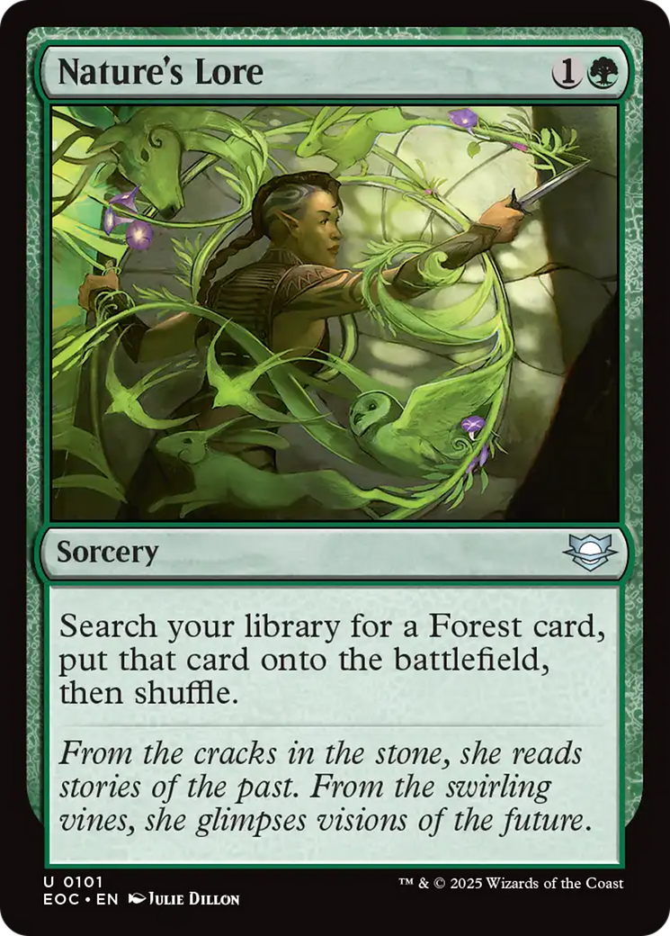 {@@ EOC C} Nature's Lore [Edge of Eternities Commander][EOC 101]