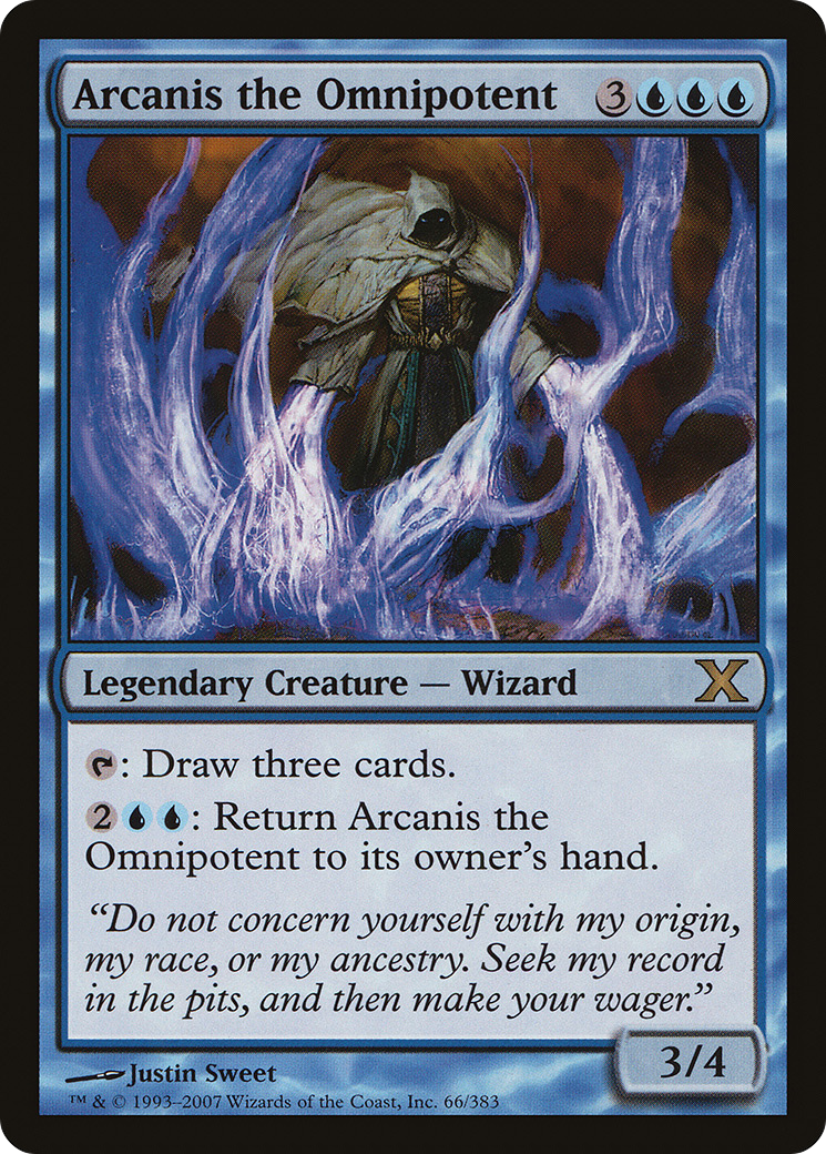 {R} Arcanis the Omnipotent [Tenth Edition][10E 066]
