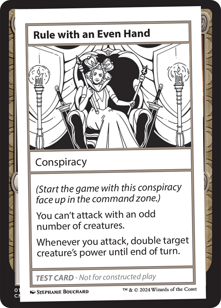 {C} Rule with an Even Hand [Mystery Booster 2 Playtest Cards][MB2 PLAYTEST]