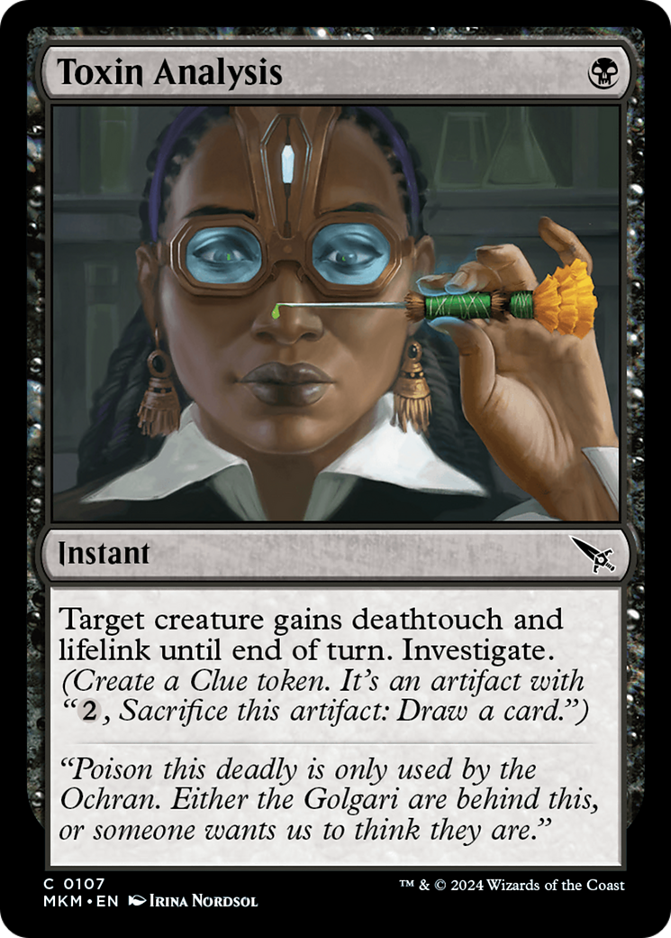 {@C} Toxin Analysis [Murders at Karlov Manor][MKM 107]
