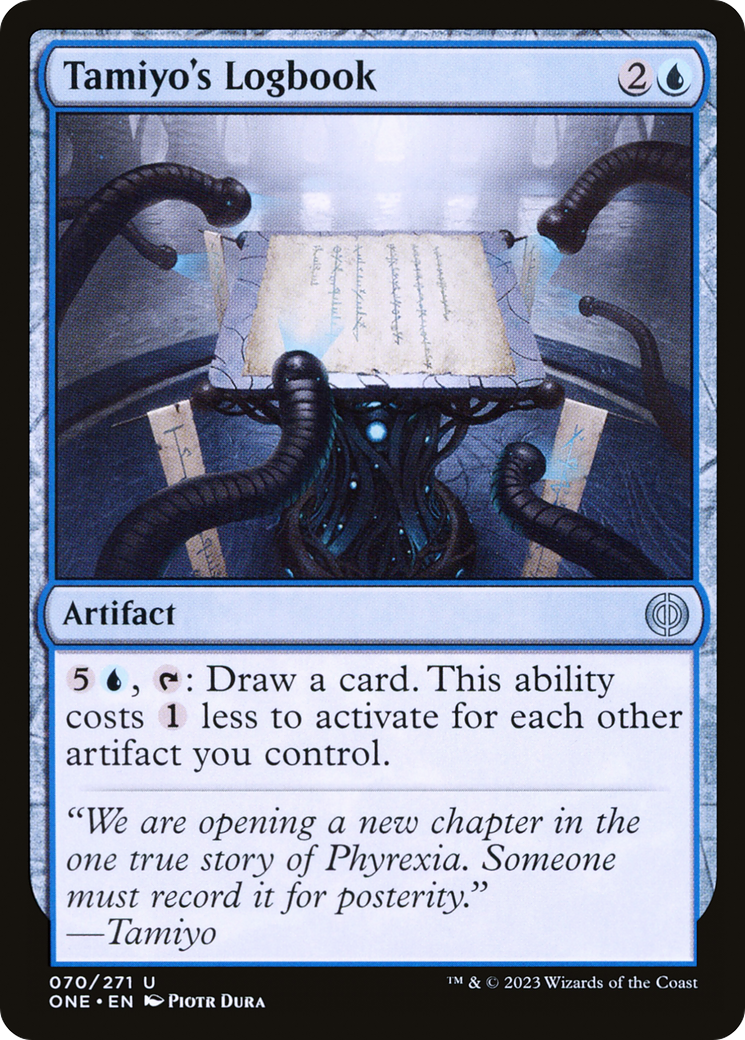 {C} Tamiyo's Logbook [Phyrexia: All Will Be One][ONE 070]