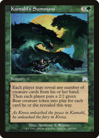 {C} Kamahl's Summons [Onslaught][ONS 269]