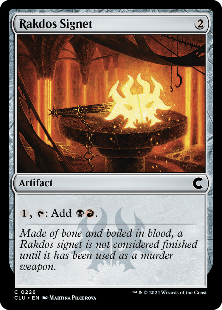 {C} Rakdos Signet [Ravnica: Clue Edition][CLU 226]