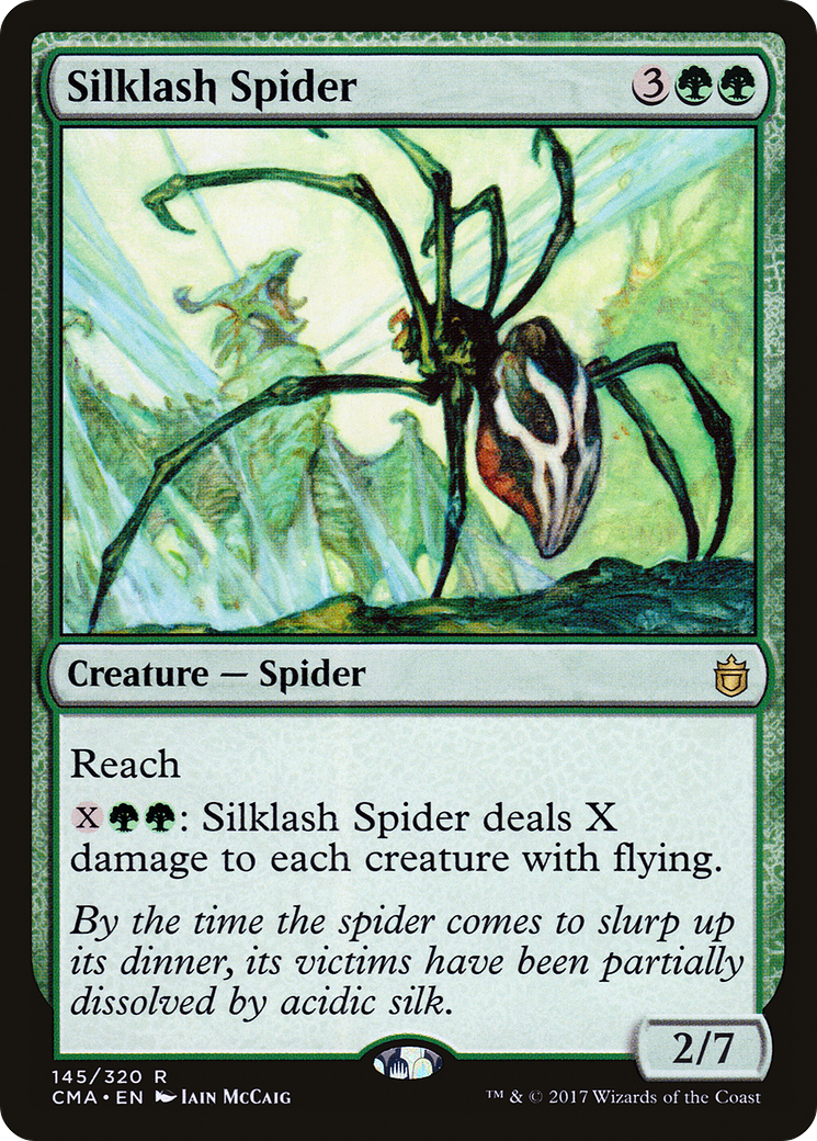 {R} Silklash Spider [Commander Anthology][CMA 145] - Misty Mountain Games