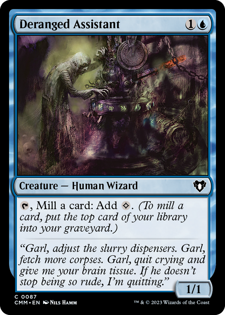 {C} Deranged Assistant [Commander Masters][CMM 087]