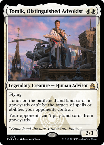 {R} Tomik, Distinguished Advokist [Ravnica Remastered][RVR 031]