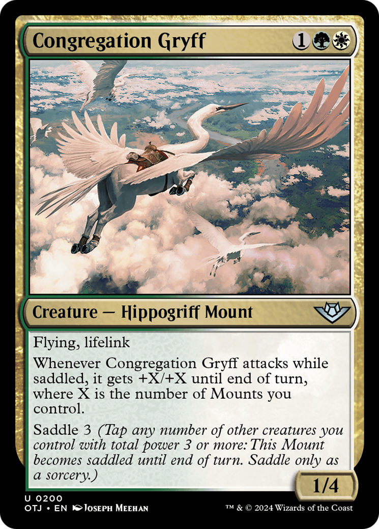 {@C} Congregation Gryff [Outlaws of Thunder Junction][OTJ 200]