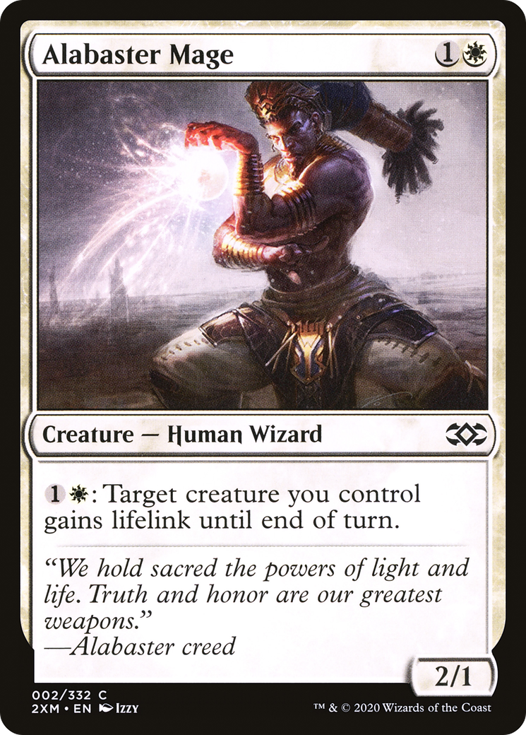 {C} Alabaster Mage [Double Masters][2XM 002]