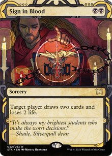 {R} Sign in Blood [Strixhaven: School of Mages Mystical Archive][STA 032]