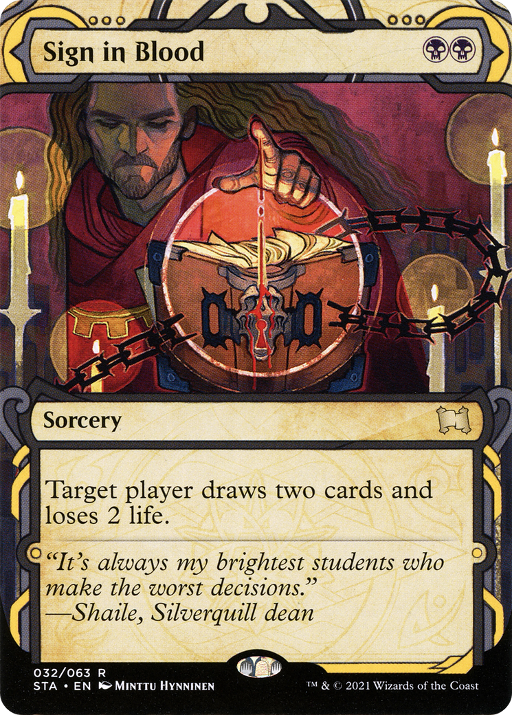 {R} Sign in Blood [Strixhaven: School of Mages Mystical Archive][STA 032]