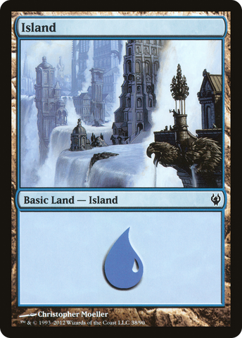 {B}[DDJ 038] Island (38) [Duel Decks: Izzet vs. Golgari]