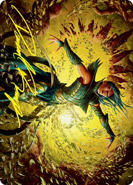 {A} Dragonsguard Elite Art Card (Gold-Stamped Signature) (16/81) [Strixhaven: School of Mages Art Series][GS ASTX 016]