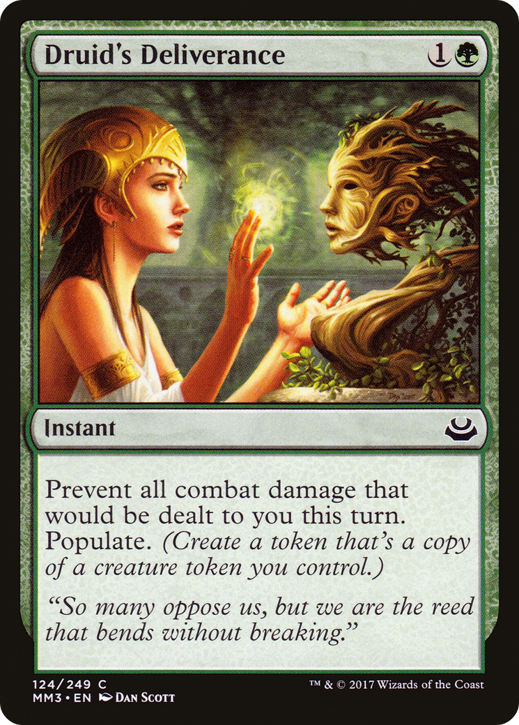 {C} Druid's Deliverance [Modern Masters 2017][MM3 124]