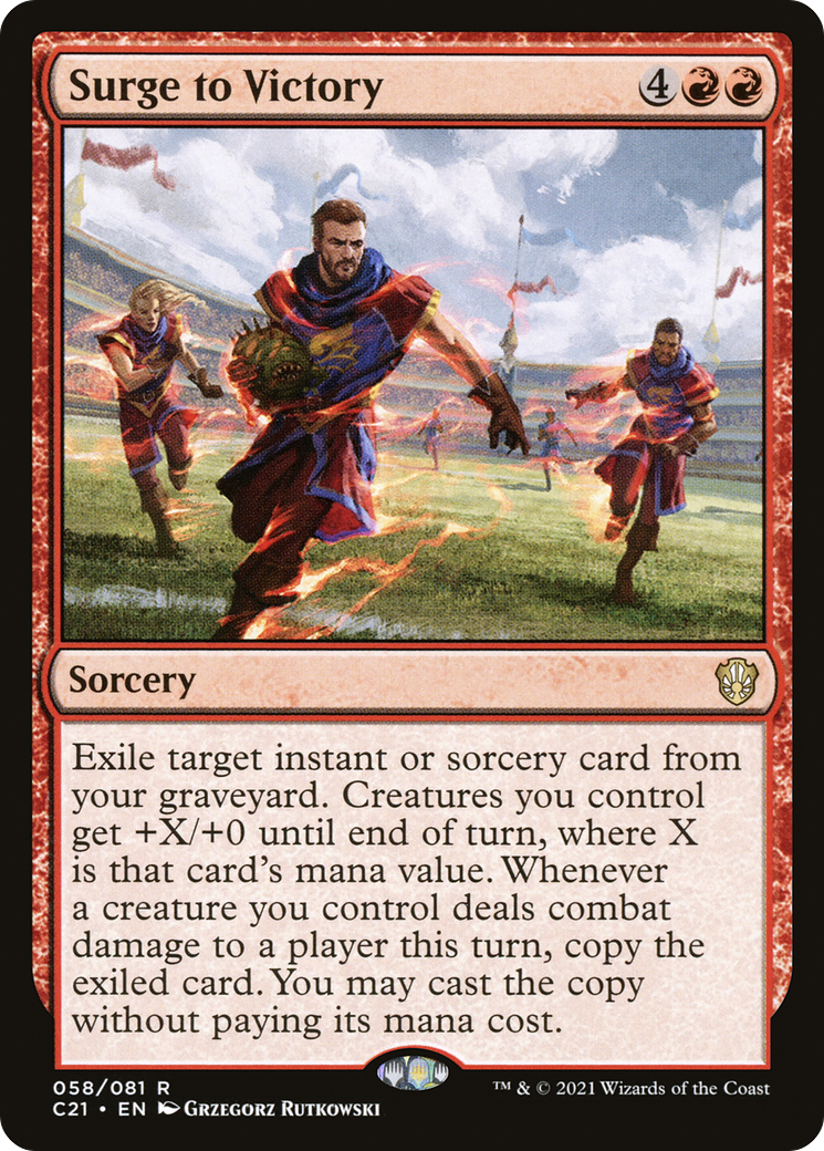 {R} Surge to Victory [Commander 2021][C21 058]