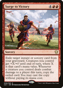 {R} Surge to Victory [Commander 2021][C21 058]