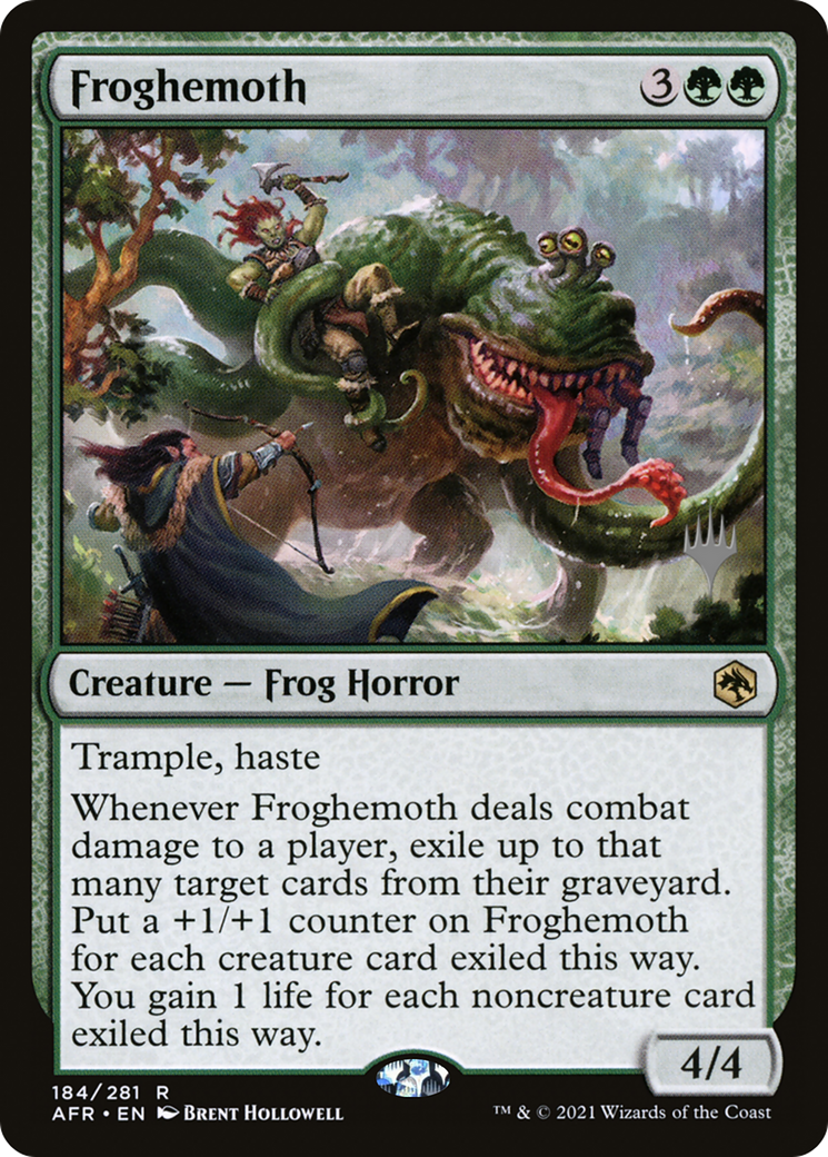 {R} Froghemoth (Promo Pack) [Dungeons & Dragons: Adventures in the Forgotten Realms Promos][PP AFR 184]