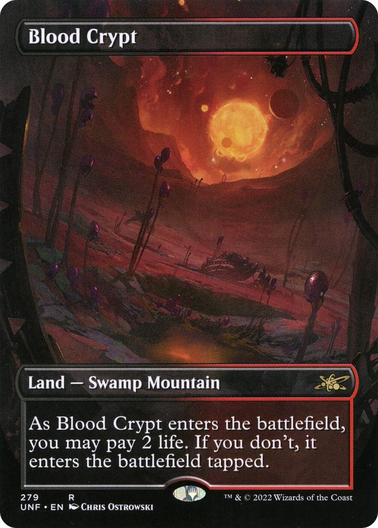 {R} Blood Crypt (Borderless) [Unfinity][UNF 279] - Misty Mountain Games