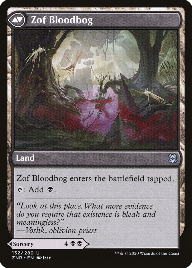 {C} Zof Consumption // Zof Bloodbog [Zendikar Rising][ZNR 132]