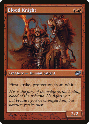 {C} Blood Knight [Planar Chaos][PLC 115]
