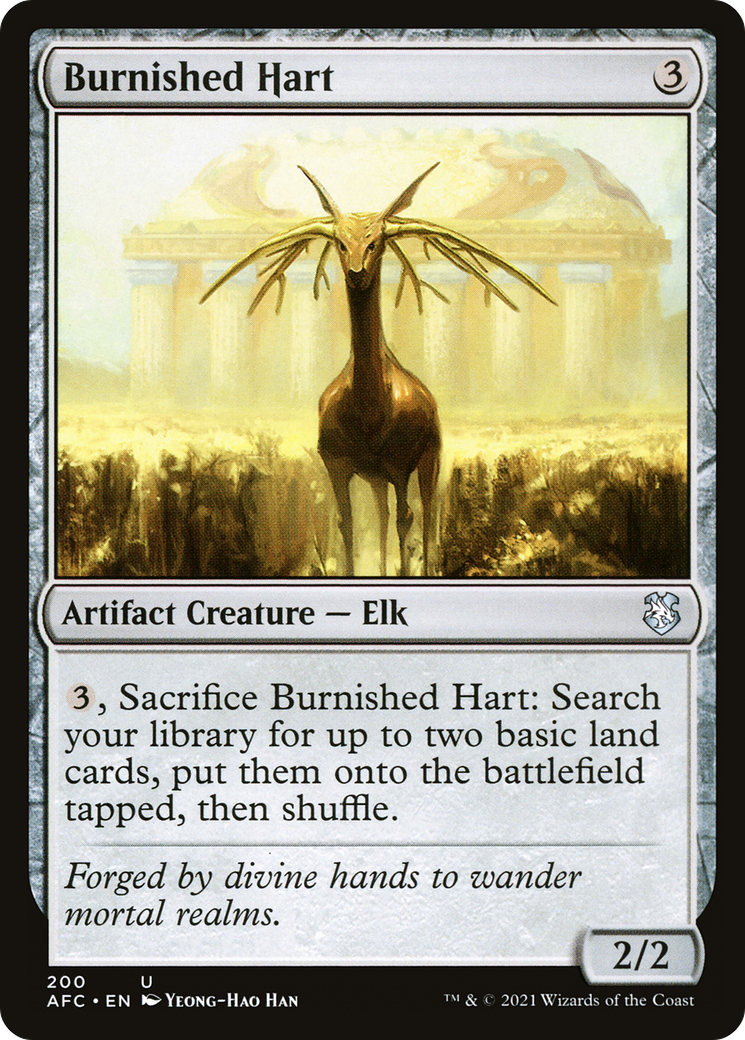 {C} Burnished Hart [Dungeons & Dragons: Adventures in the Forgotten Realms Commander][AFC 200]