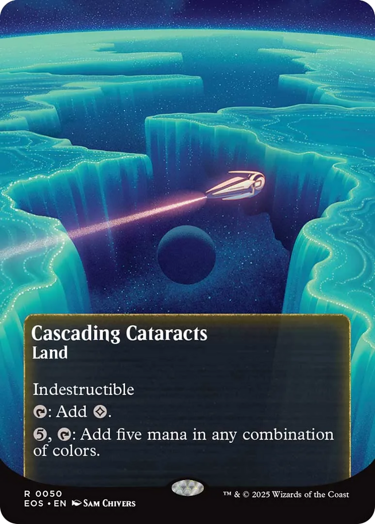 {R} Cascading Cataracts (0050) (Poster) [Edge of Eternities: Stellar Sights][EOS 050]