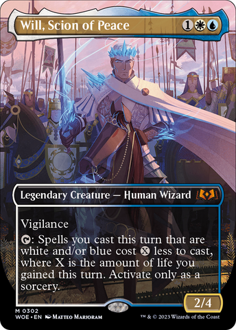 {@R} Will, Scion of Peace (Borderless Alternate Art) [Wilds of Eldraine][WOE 302]