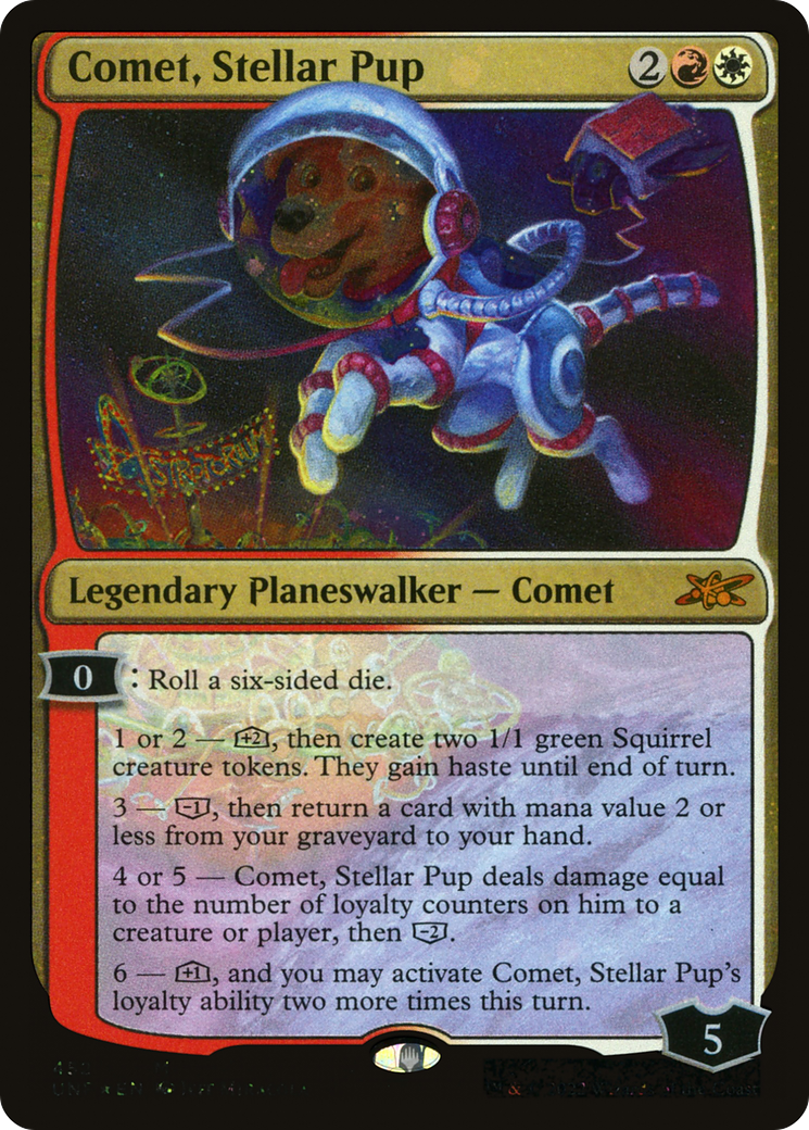 {R} Comet, Stellar Pup (Galaxy Foil) [Unfinity][UNF 452] - Misty Mountain Games