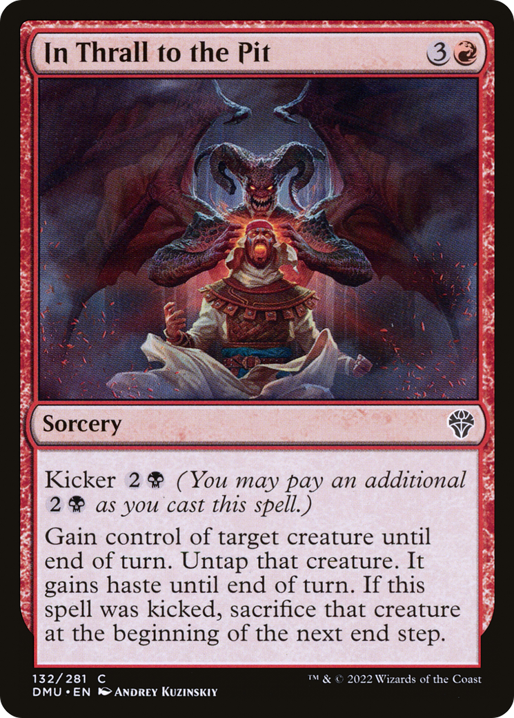 {C} In Thrall to the Pit [Dominaria United][DMU 132]