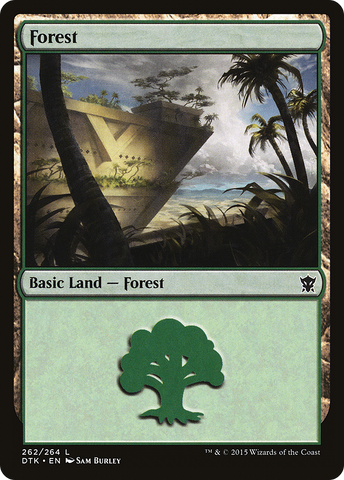 {B}[DTK 262] Forest (262) [Dragons of Tarkir]