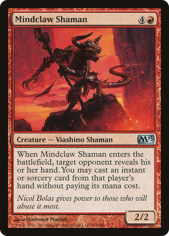 {C} Mindclaw Shaman [Magic 2013][M13 142]