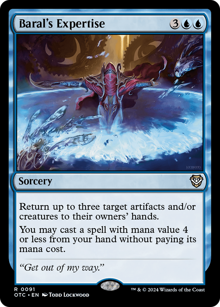 {R} Baral's Expertise [Outlaws of Thunder Junction Commander][OTC 091]
