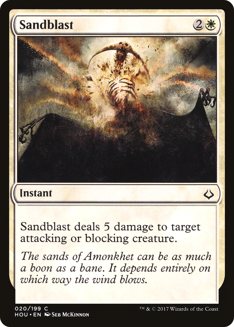 {C} Sandblast [Hour of Devastation][HOU 020]