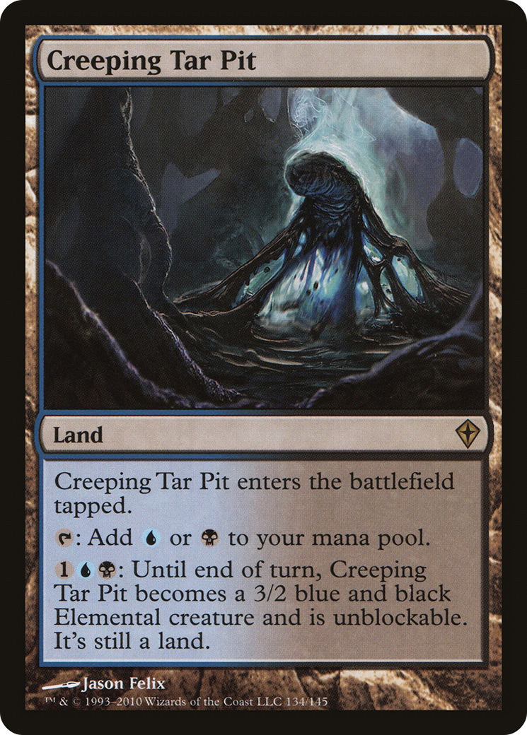 {R} Creeping Tar Pit [Worldwake][WWK 134]