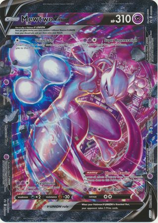 [JUM PKM-R] Mewtwo V-Union (Jumbo Card) [Sword & Shield: Black Star Promos]